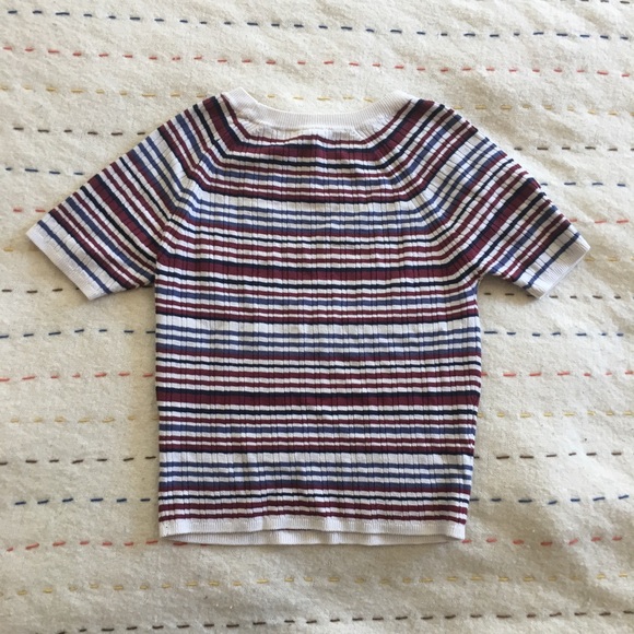 🧿Striped Crop Top - Picture 2 of 3
